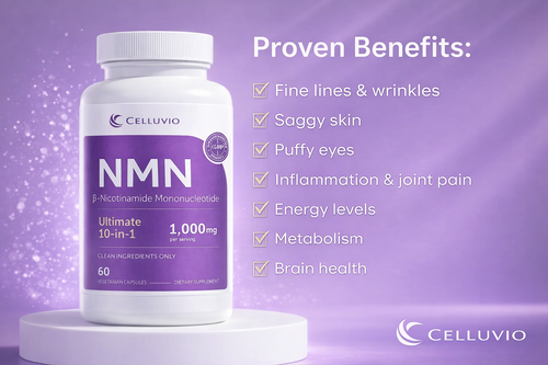 Complex 1, 000Mg Per Dose, 120 Plant-Based Capsules | 10-In-1 Formula Containing Nicotinamide Mononucleotide, Vitamin C, Resveratrol, Coq10, TMG, Quercetin, And Glutathione | Precursor for NAD+ Supplements